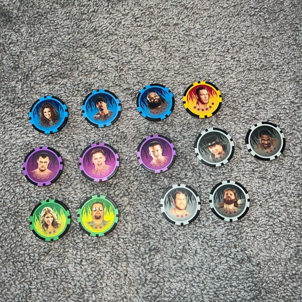 TOPPS WWE 2011 Power Chipz